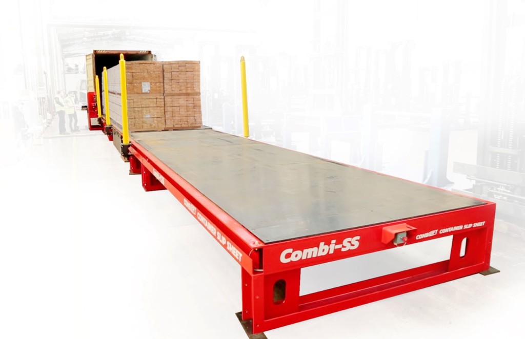 COMBILIFT Container Slip-Sheet - 41/5000 Charge un conteneur de 40 'en moins de 6 minutes