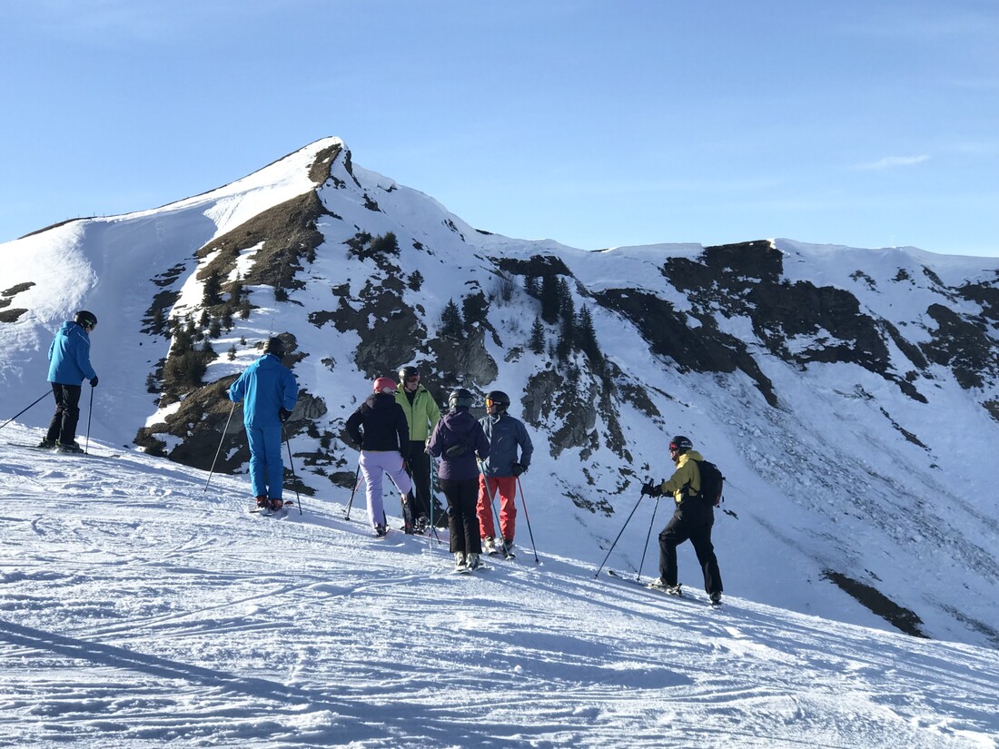 Auf der Piste das schöne Wetter geniessen Skifahren_Lenk_Arbor.jpeg